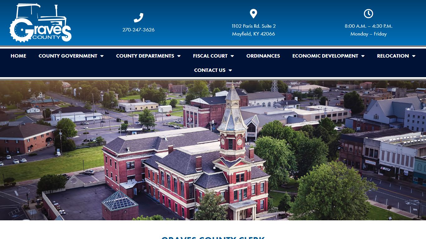 County Clerk – Graves County Fiscal Court | Graves County Kentucky