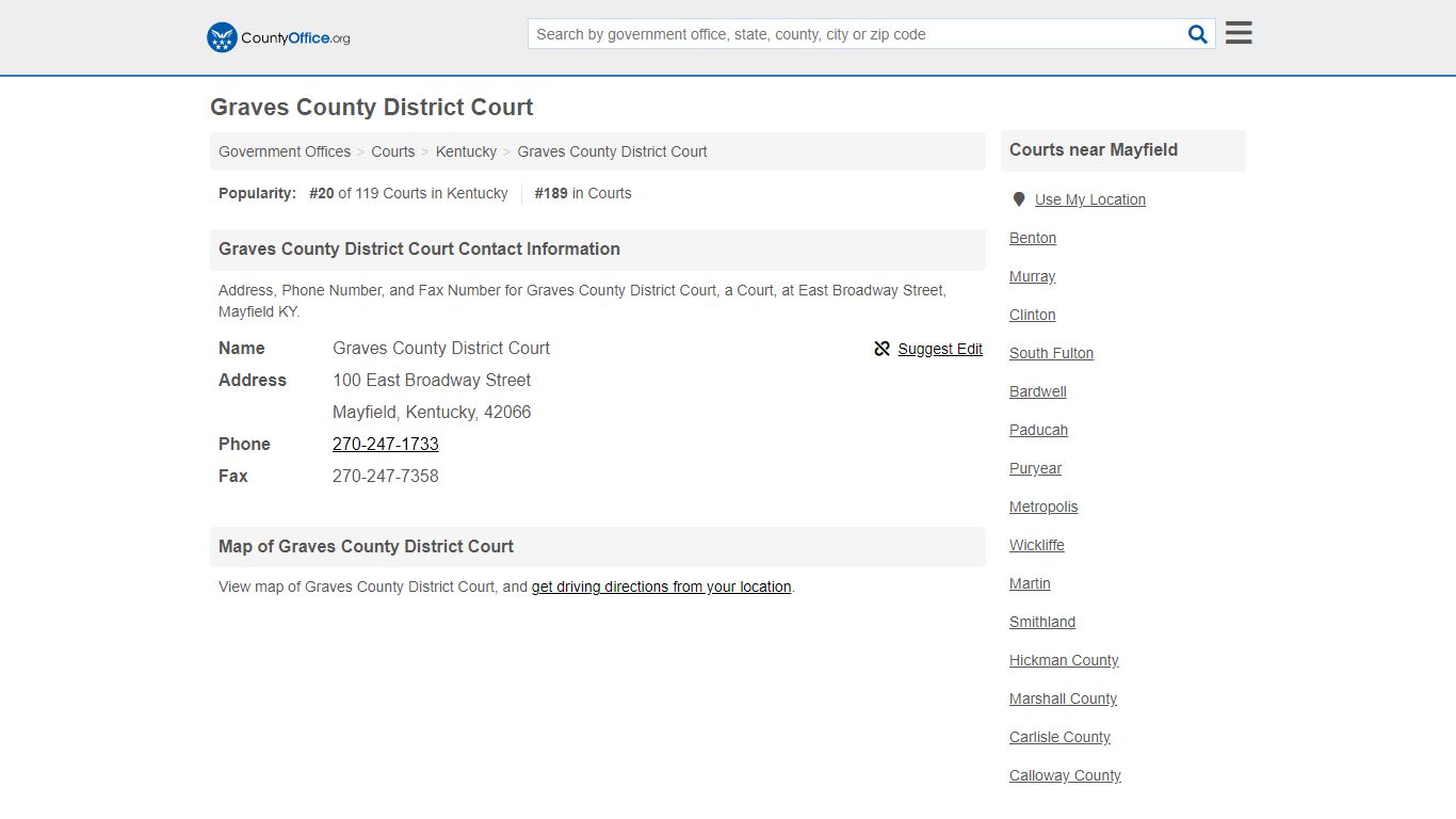 Graves County District Court